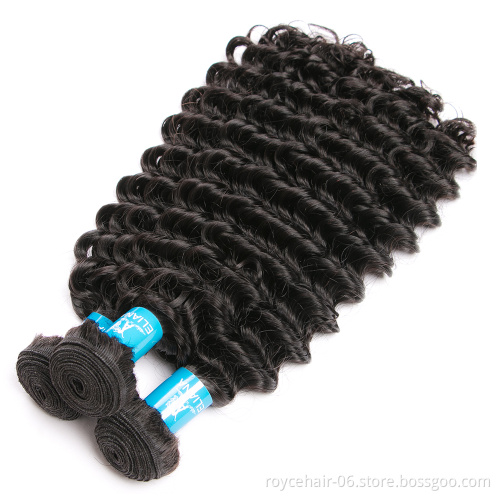 10a 11a 12a Grade Mink Brazilian and Peruvian Human Hair Deep Wave Bundles with Closure from Brazil in Mozambique